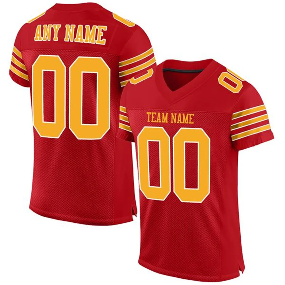 Wholesale Football Jersey Custom Uniform team Printing Team Name Number Personalized breathable Training Jersey