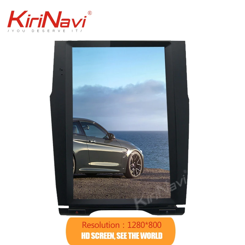 Вертикальный экран KiriNavi 12 1 дюйма в стиле Tesla Android 10 0 для Citroen C4 автомобильный GPS