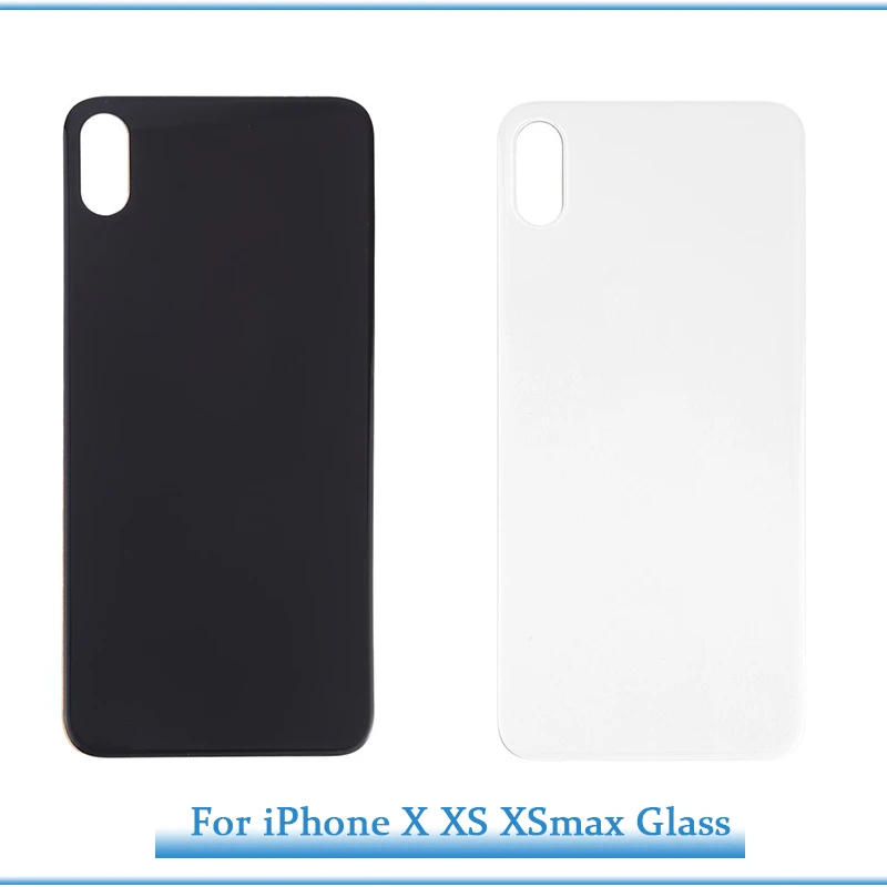 

Battery Rear Glass For iphone X XS XSMax Rear Housing Battery Door Case Replacement Parts with Big or Normal Hole