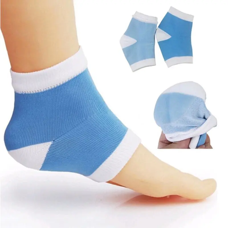 Увлажняющие носки для пятки гелевые 3 пары спа носков без лечения сухих и