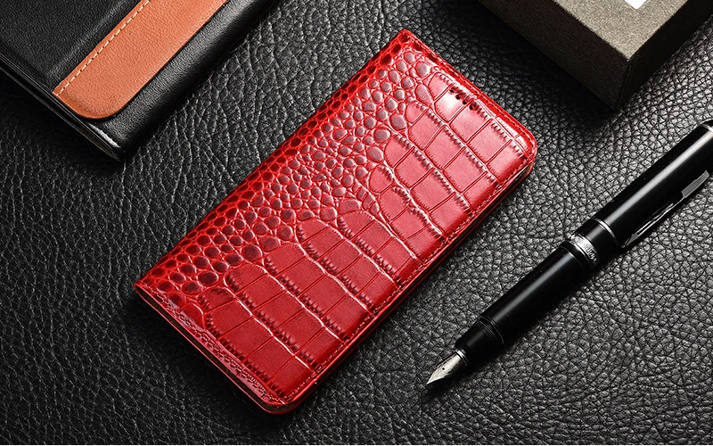 Крокодил из натуральной кожи чехол для телефона для Samsung Galaxy J2 J3 J4 J5 J6 J7 J8 Core Plus премьер-профессионал Флип Стенд кожаный чехол