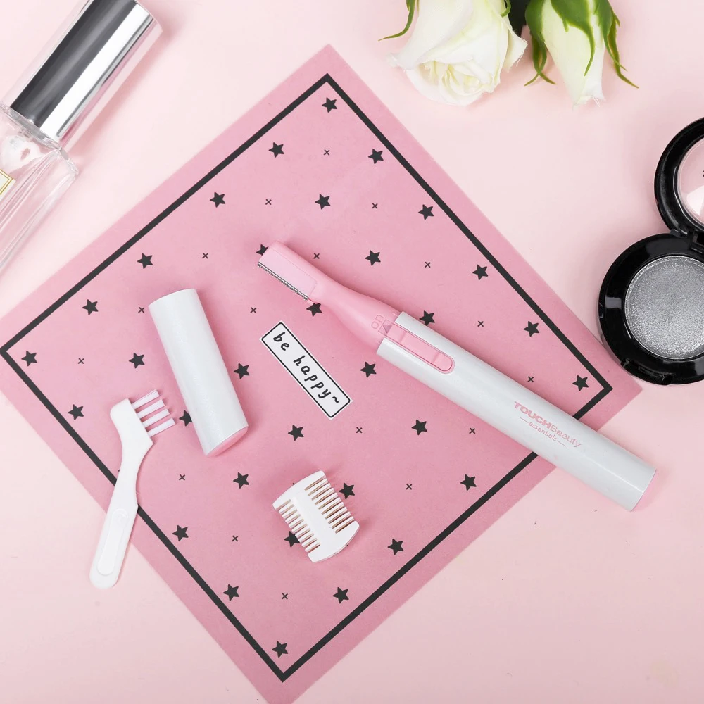 TOUCHBeauty электрический триммер для бровей, Женская бритва для бровей для женщин и мужчин-сменный TB-815P из нержавеющей стали