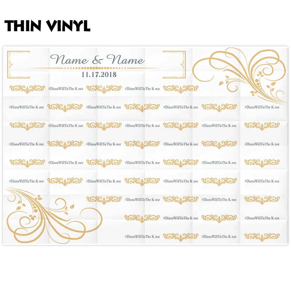 Allenjoy фон для свадебной фотосъемки с надписью золотистого цвета кружевным узором