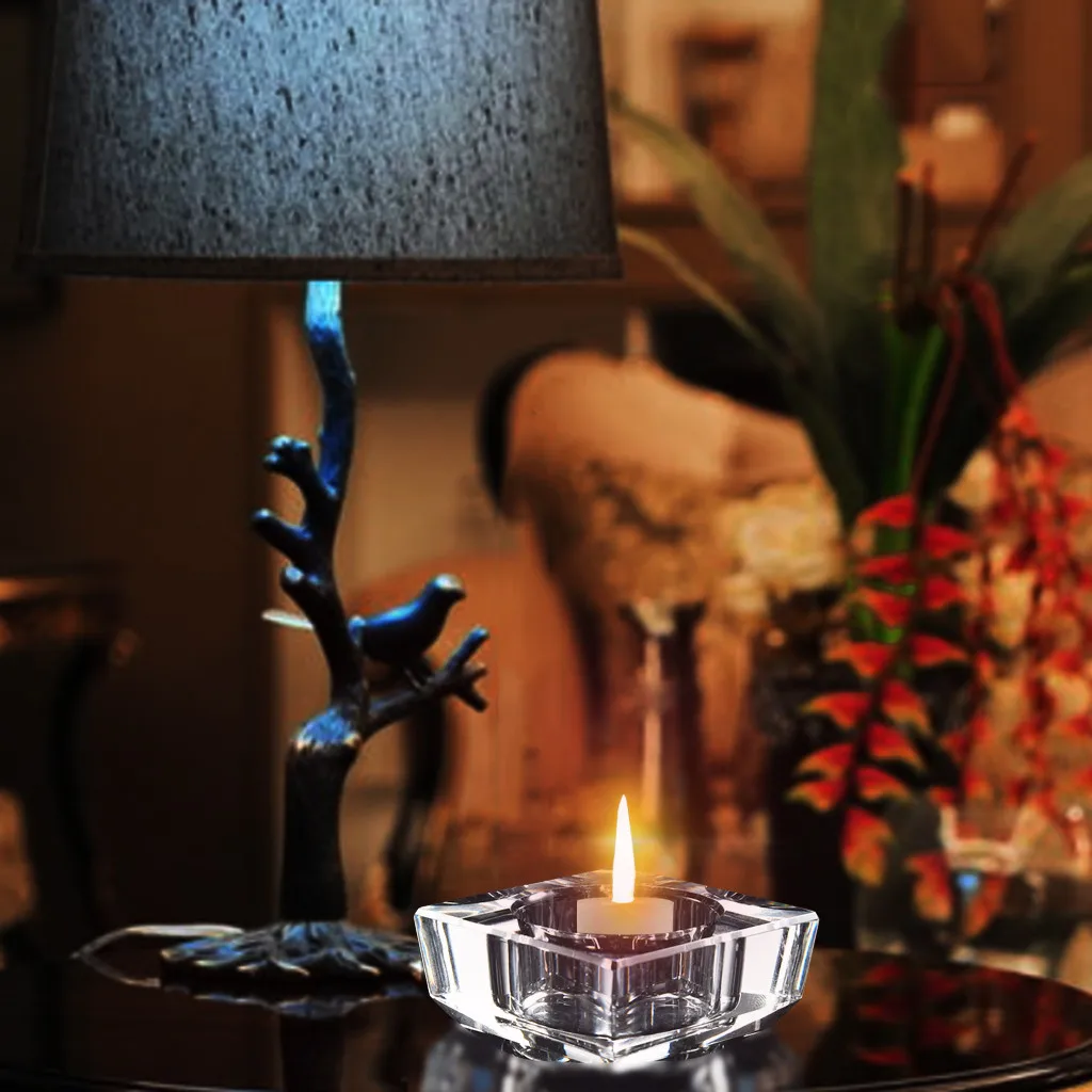 1 шт. романтическая Прозрачная Круглая полая классическая хрустальная