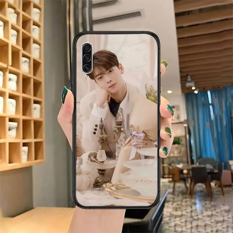 

ASTRO's Cha Eun Woo Phone Case For Samsung A20 A30 30s A40 A7 2018 J2 J7 prime J4 Plus S5 Note 9 10 Plus