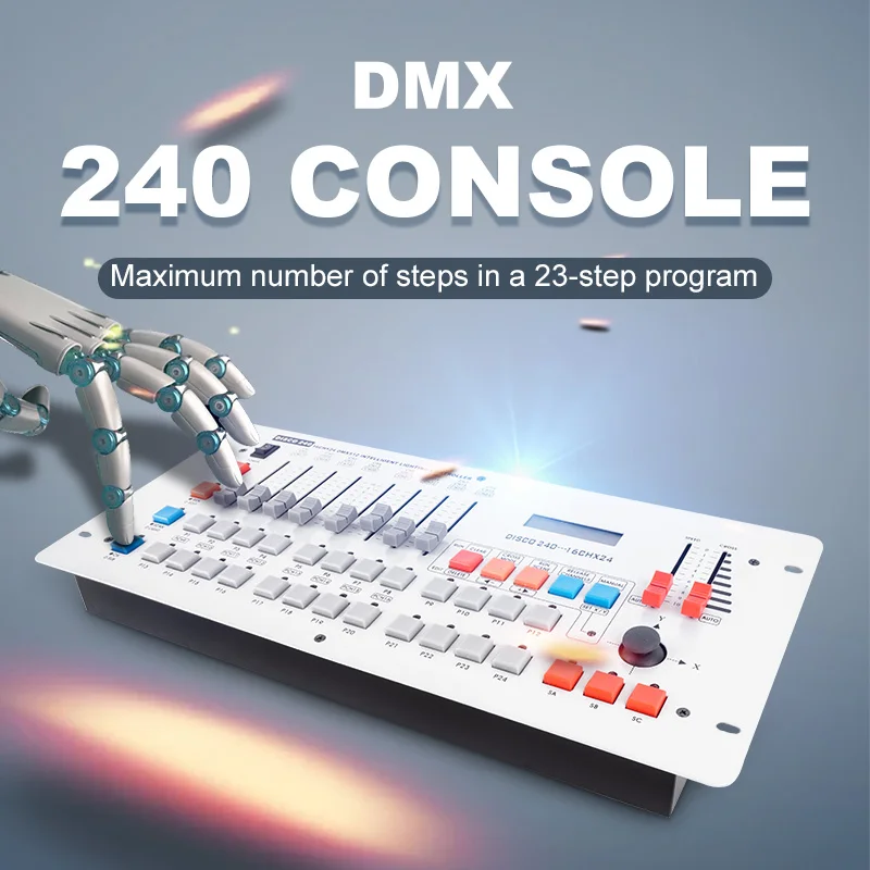 

240 DMX Controller DMX512 Consoles Stage Lighting Console for LED Par DJ Stage Lighting Equipment Controller