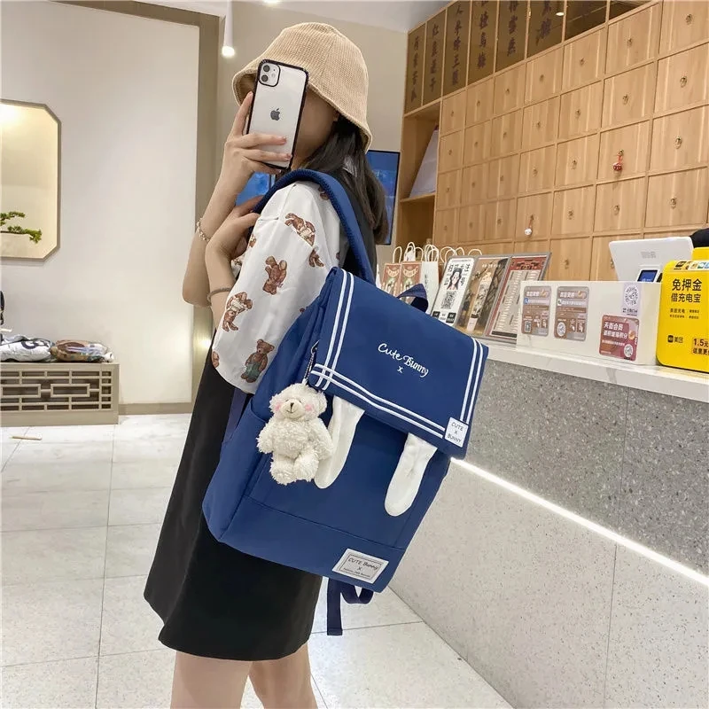 2022 Cute Backpacks women Casual Bagpacks Schoolbags For Girls ladies black bags book bags for students whiteTravel bagpacks