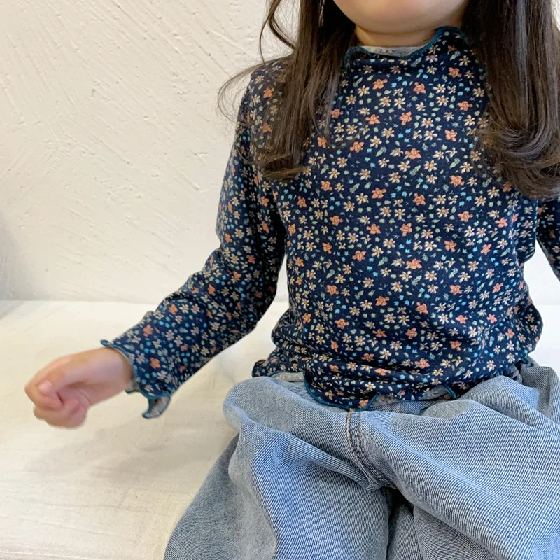 Хлопковые блузки для малышей 1-3 лет 2020 новая весенняя трикотажная рубашка в