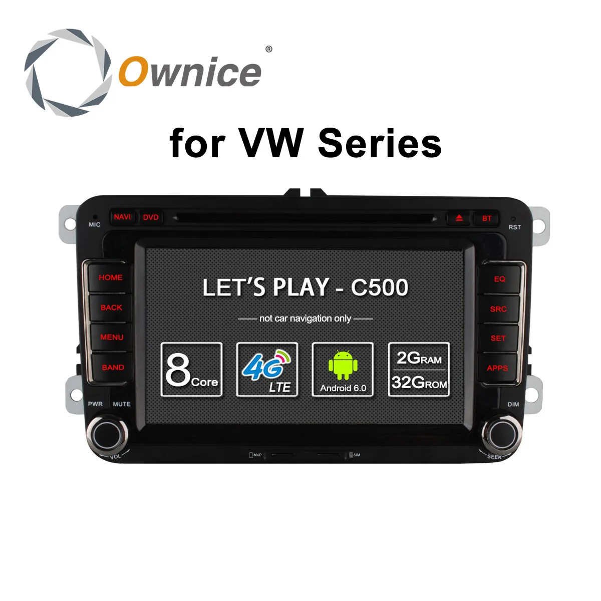 Автомагнитола Ownice 2 Din на Android DVD плеер с GPS навигацией для Volkswagen Passat POLO GOLF Skoda Seat Leon