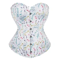 S/XL Court Bodysuit Printed White New Corset Body Shaping Cloth Women Cute Vest Cropped Top Female Bra