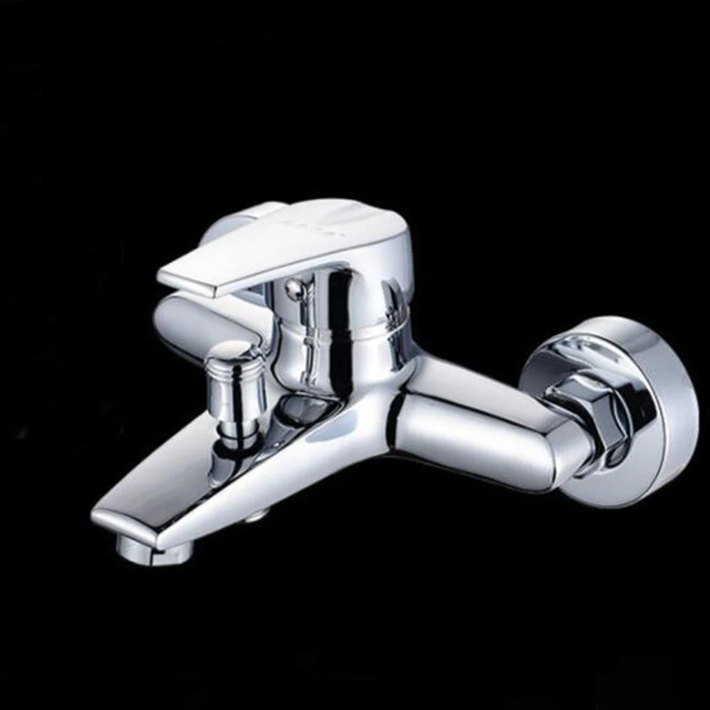 Настенный смеситель для ванны ванной кран горячей и холодной воды дома