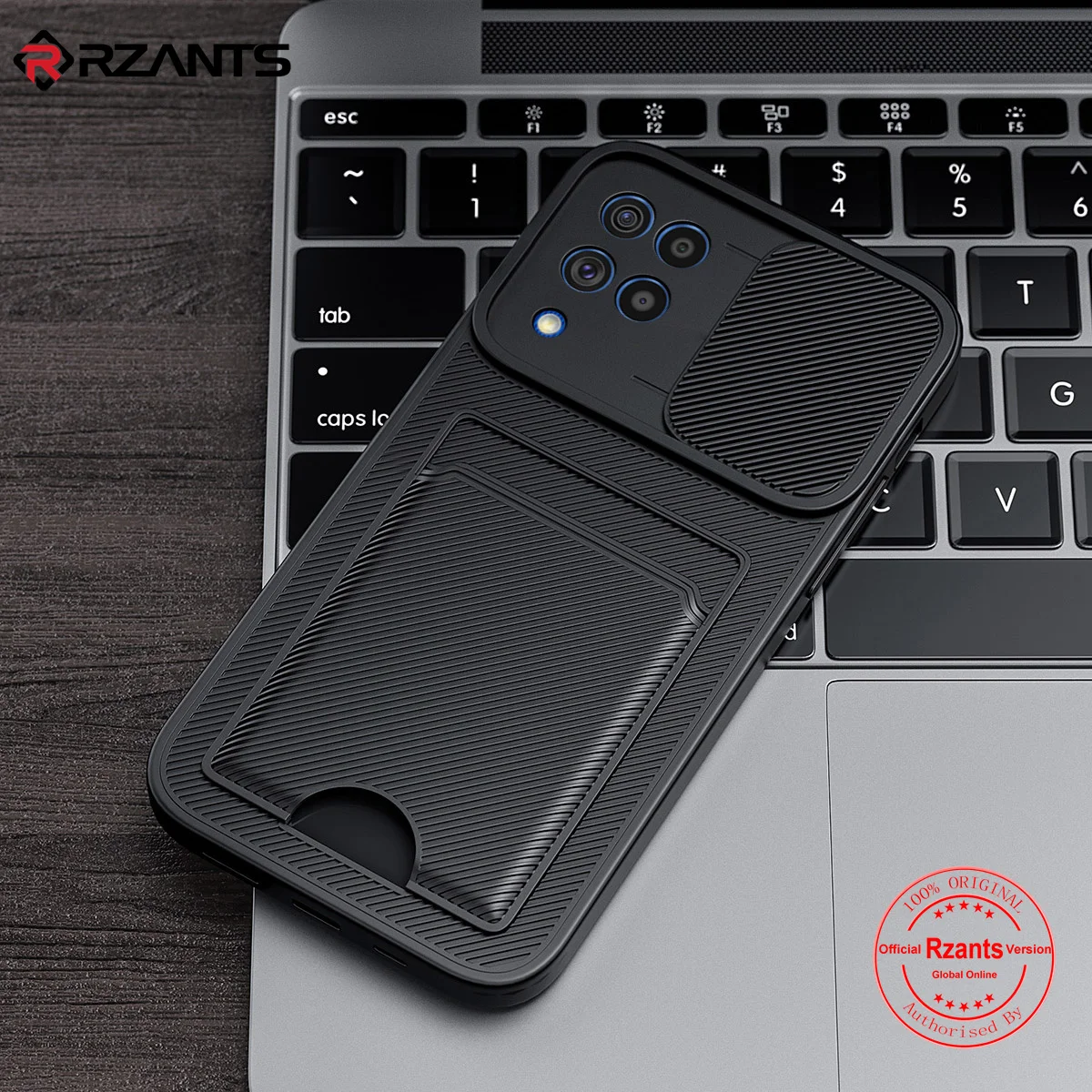 

Rzants для Samsung Galaxy F62 M62 Защита объектива камеры ударопрочный Встроенный слот для карты бумажник полоса тонкий армированный чехол