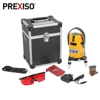 prexiso heavy duty rechargeable rotary 360 self leveling laser level multi line laser level