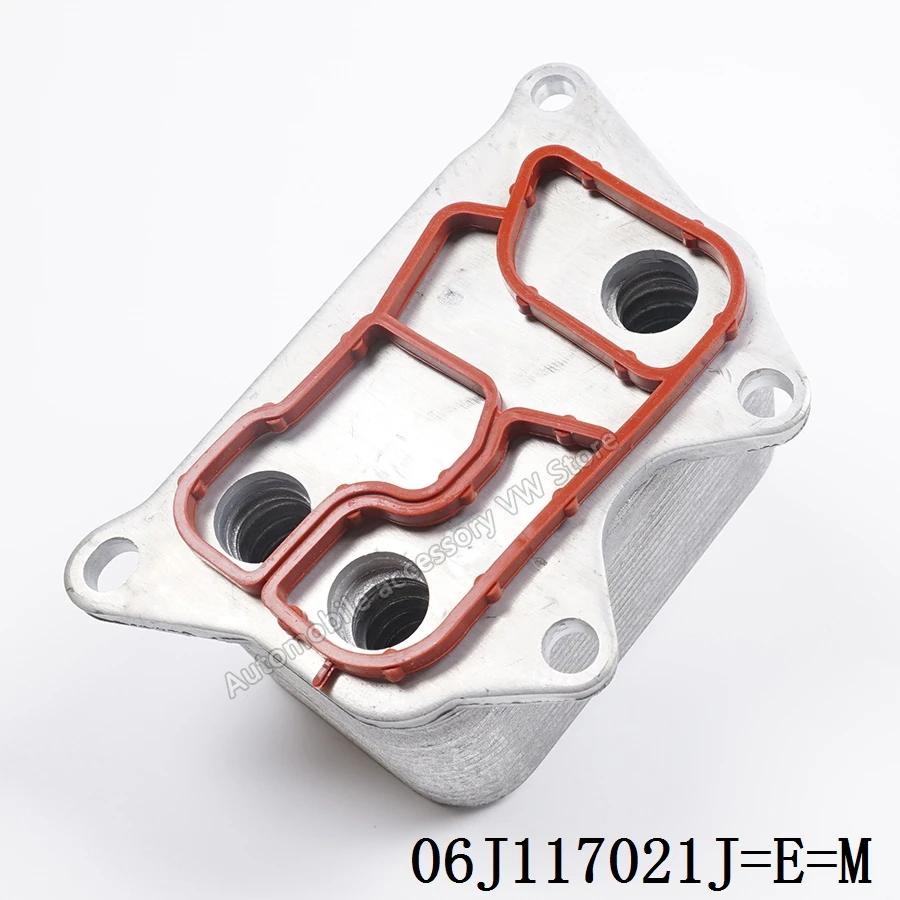 06J117021J EA888 Алюминиевый Масляный радиатор двигателя охладитель для VW Golf MK6 Passat Jetta