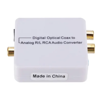 Цифро-аналоговый аудио преобразователь с разъемом 3 5 мм декодер оптоволоконный