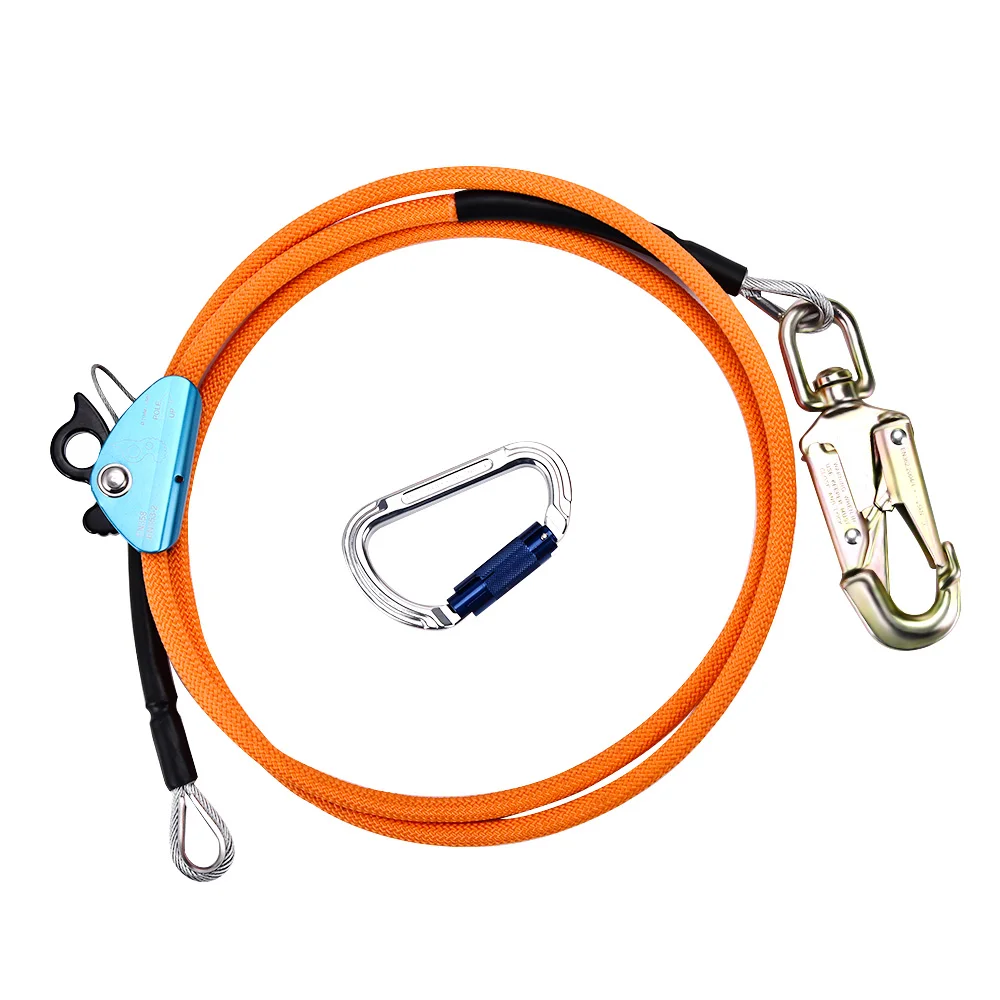 

Steel Wire Core Flip Line Kit 1/2 Inchx8 Inch Climbing Positioning Rope for Arborists Climbers Tree Climbers Hiking Accessories