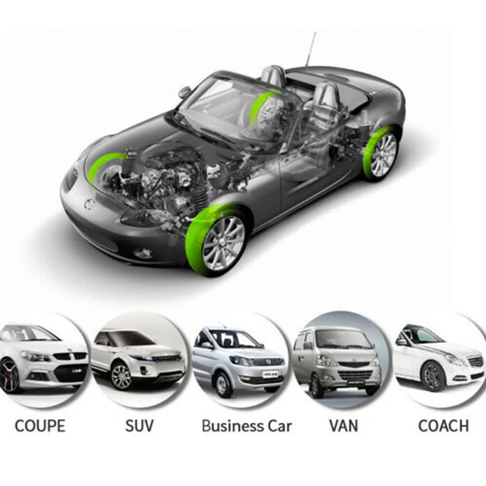 Система контроля давления в шинах с ЖК дисплеем 4 внешними датчиками|Датчик