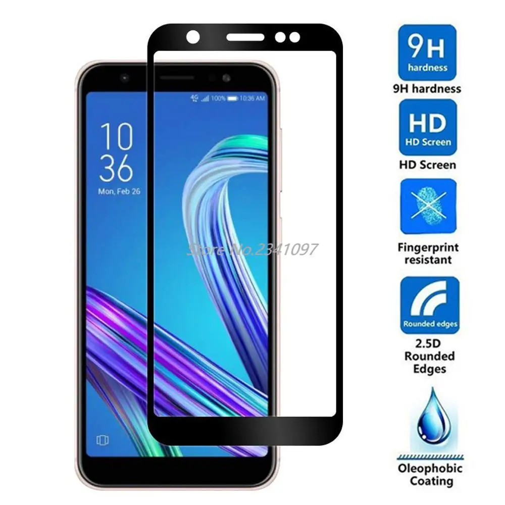 3D полное покрытие закаленное стекло для Asus Zenfone Max (M1) ZB555KL Защита экрана ZB556KL