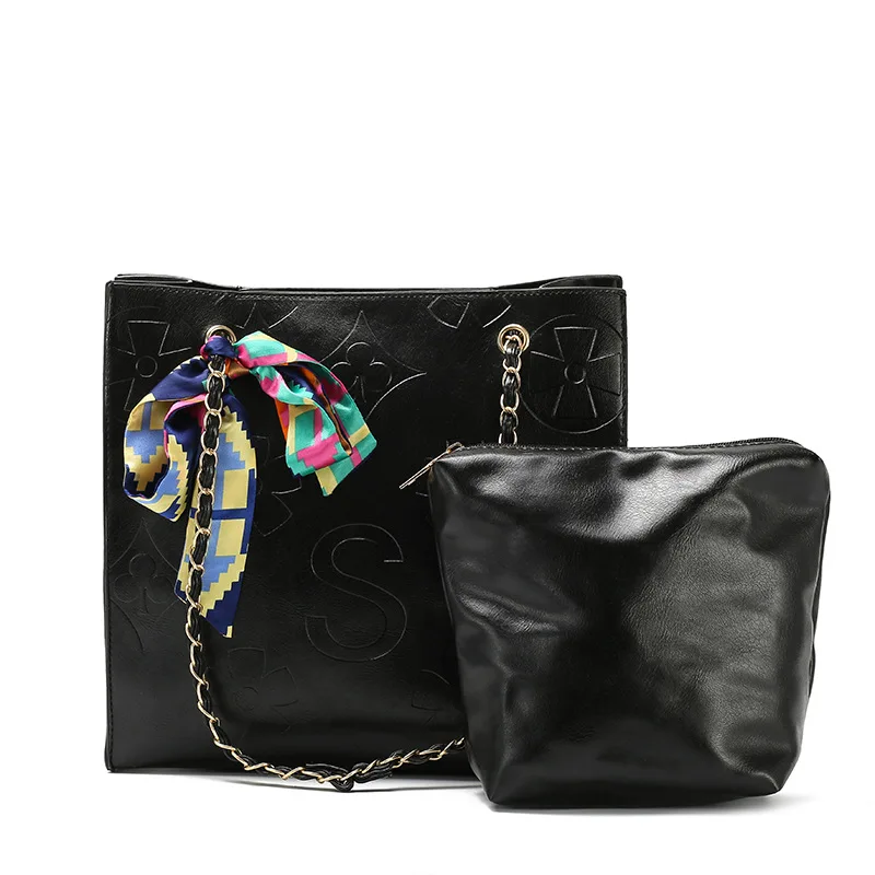 

Oteele, композитные сумки для женщин, высокое качество, роскошная сумка, сумка на плечо, женские сумки, 2 шт., набор, тиснение, шелковый шарф, сумк...