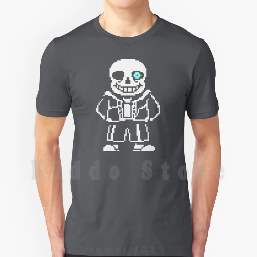 Футболка Sans хлопковая мужская футболка с принтом сделай сам крутая Under Tale Undertale