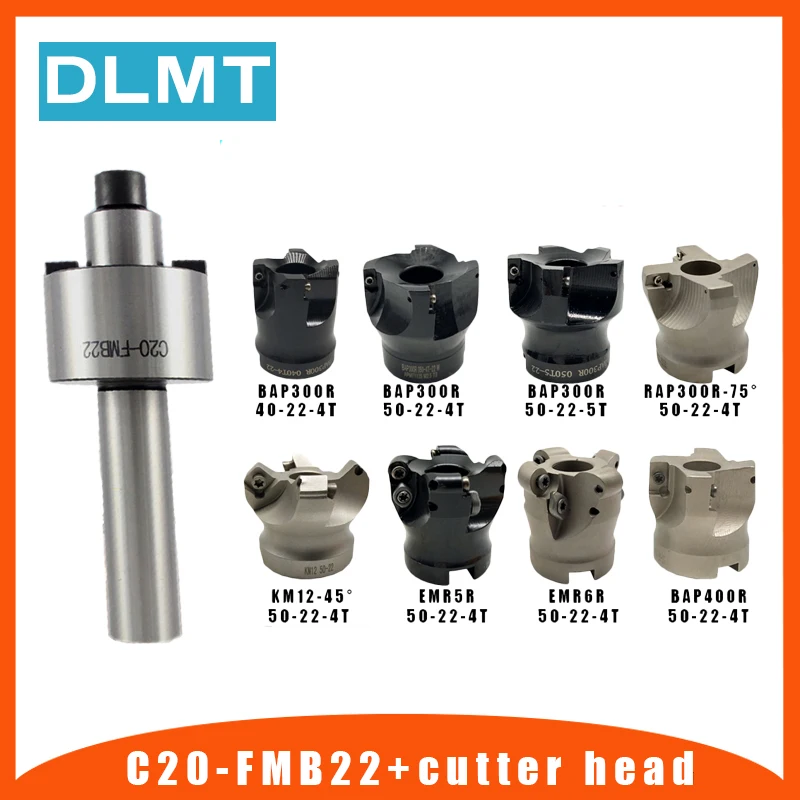 Фрезерный станок с ЧПУ резак внешним хвостовиком BAP300R BAP400R RAP300R EMR5R EMR6R KM12 50 22 4T