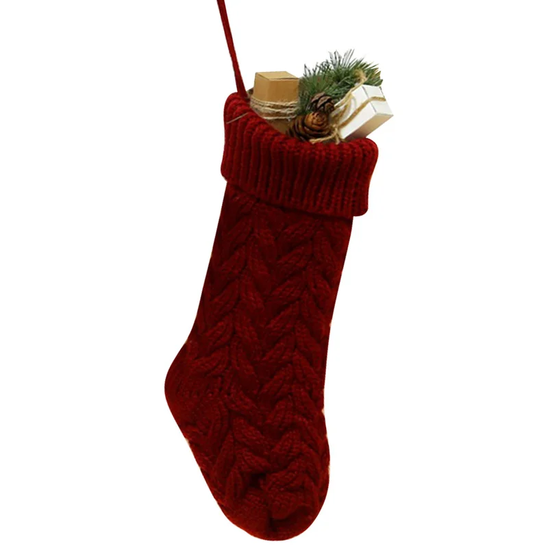 Рождественские носки для чулок Рождественский Подарочный мешок чулки обувь