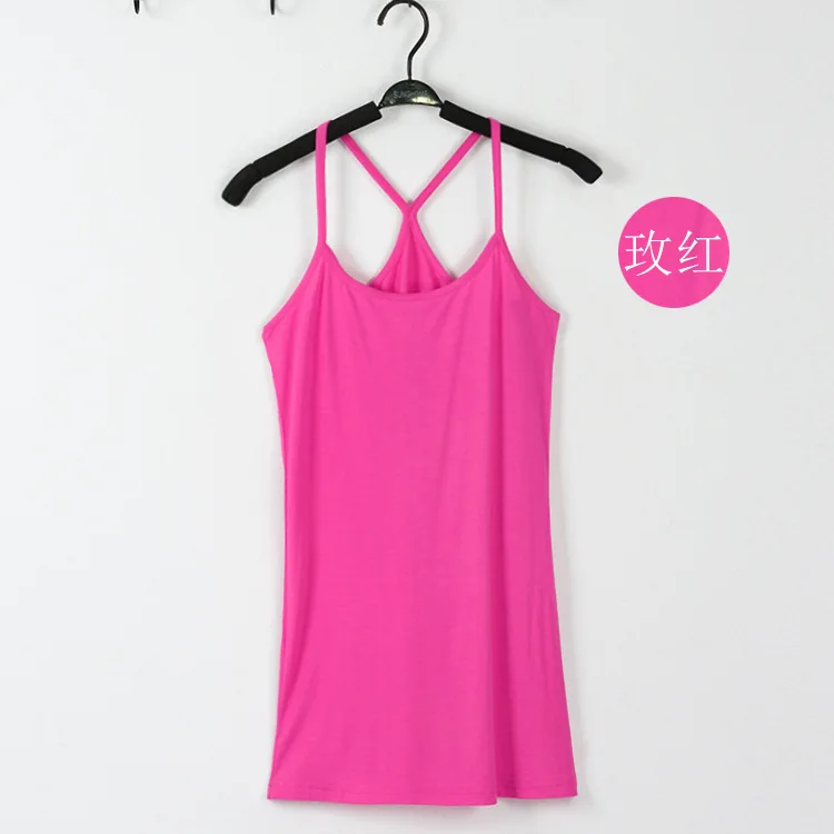 

Spring and summer Y-shaped camisole women's regular modal bottoming shirt thin strap top EY1