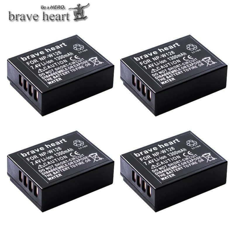 4battery NP-W126S NP W126S NP-W126 NP W126 NPW126 батареи для ЖК-дисплея с подсветкой Fujifilm Fuji X-Pro1 XPro1 X-T1 XT1, HS30EXR HS33EXR X PRO1 - Цвет: 4battery