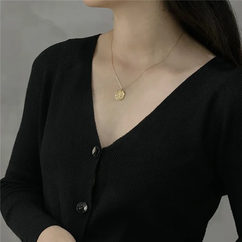 RUIYI реальные 925 Стерлинговое Серебро геометрической формы монета с крестом кулон