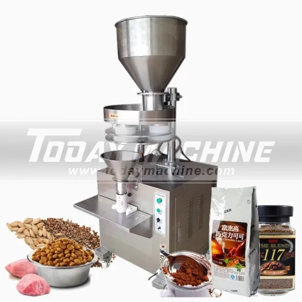 

Semi automatic granule liner weigher can bag bottle jar filler/Nutrition Protein Spices Powder Filling Packing Machine