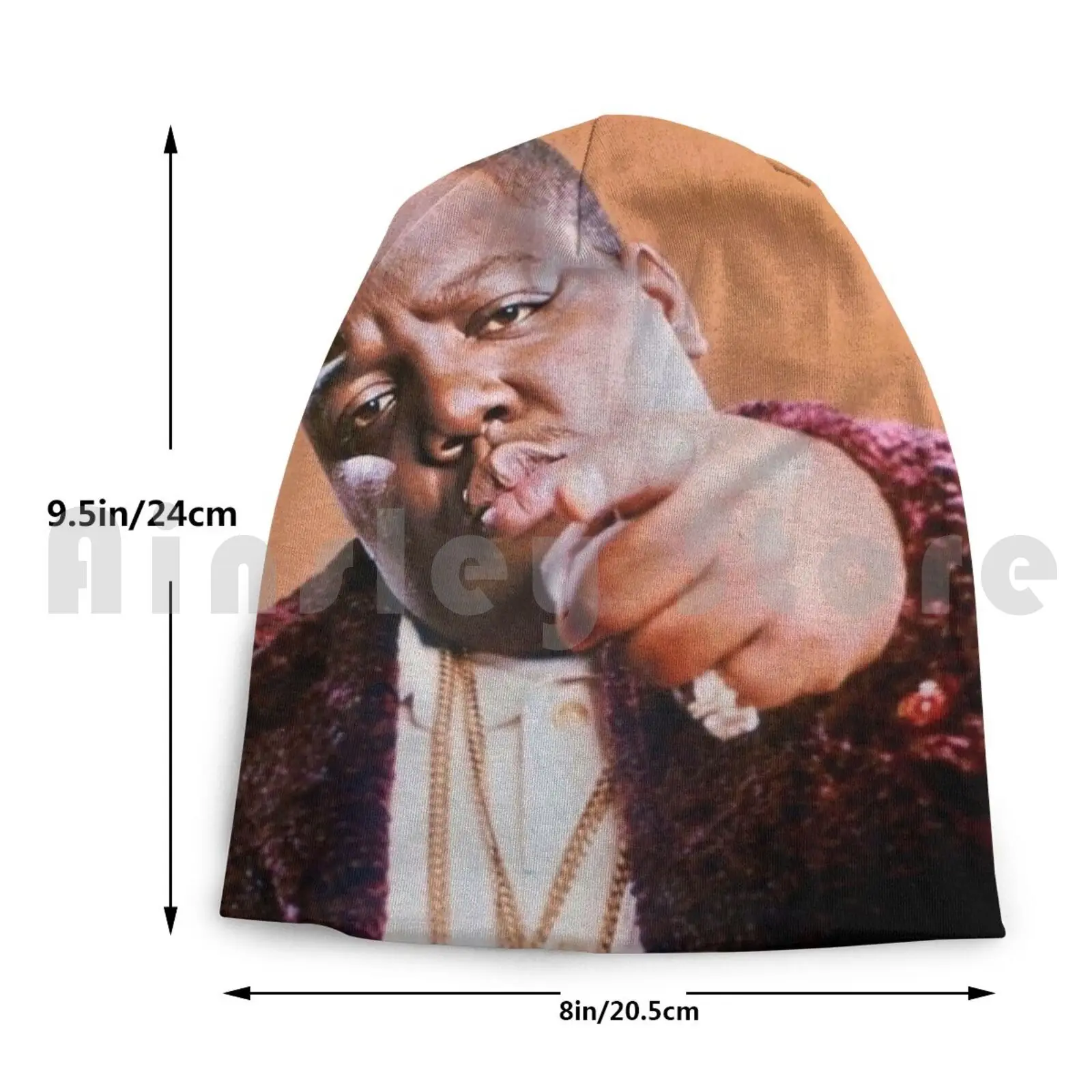 Большая Шапка-бини вязаная шапка в стиле хип-хоп 50 цент рэп Доктор Дре Дрейк Канье