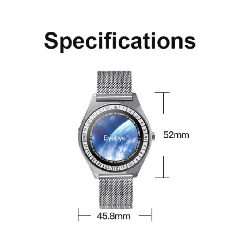 Топ Bluetooth Смарт часы для мужчин BL02 с сенсорным экраном Многофункциональный