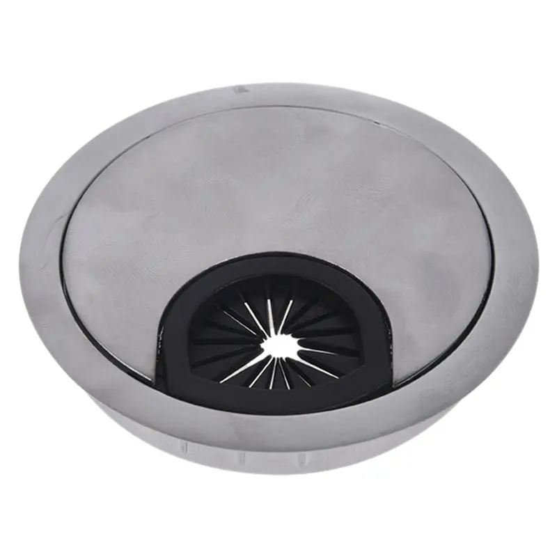 Металлическая круглая диаметром 60 мм цвет серебристый | Мебель