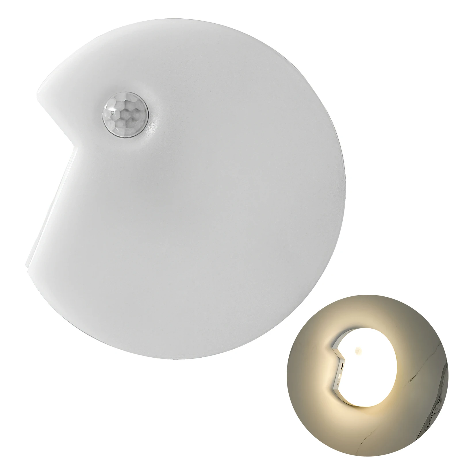 

Motion Sensor Light 500mAh Battery LED Night Light 2 Lighting Modes Design Closet Lights Stair Lights Safe Lights For Hallway