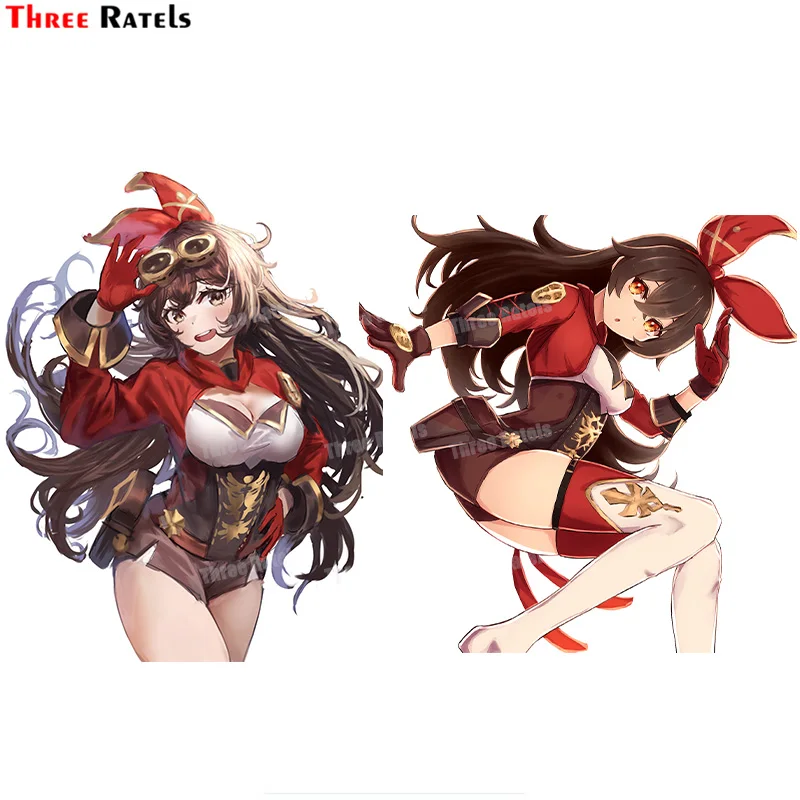 

Автомобильные наклейки Three Ratels A224 с Эмбер Genshin