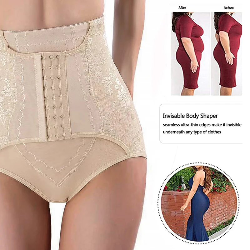 утягивающее белье с высокой талией корсет утягивающий M-3XL корректирующее