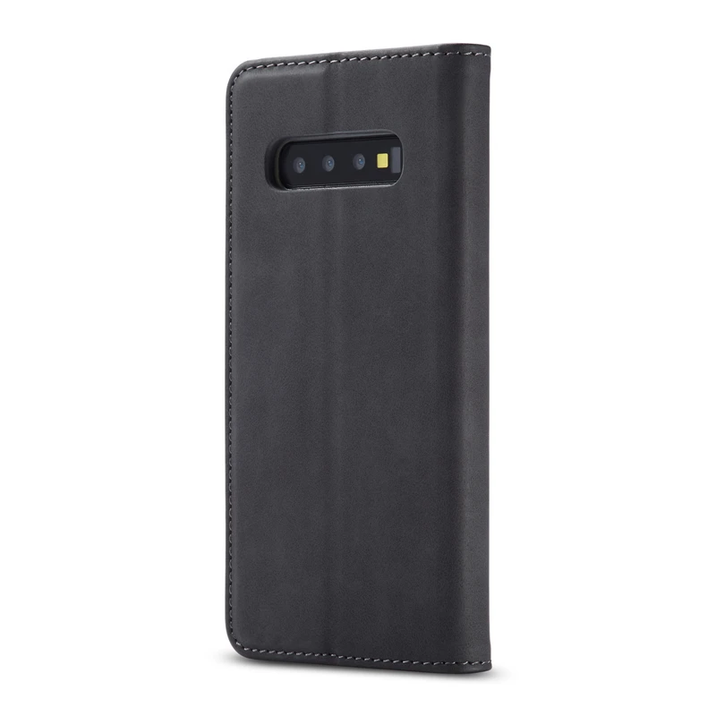 Coque S10Plus S10E Phone Accessories Couple Simple Fashion Flip Wallet Leather Case For Samsung Galaxy S10 Plus Card Cover | Мобильные