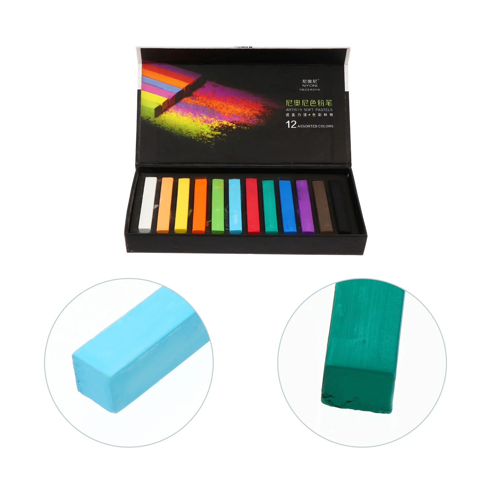 

1 Набор, профессиональный квадратный пастельный Мел Pastels