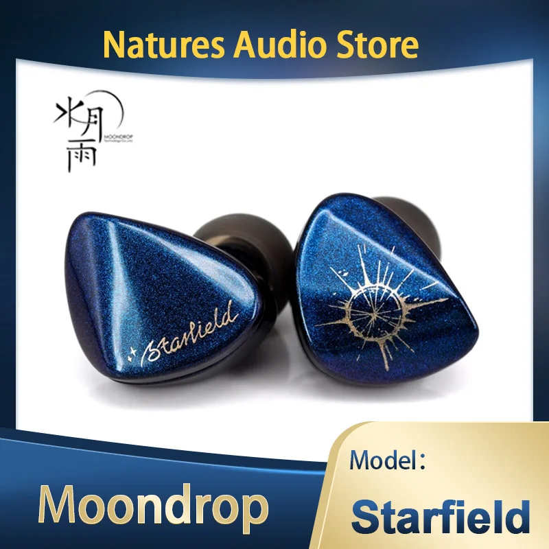 

MoonDrop Starfield Earphone Carbon Nanotube Diaphragm Dynamic Headphones with with Detachable Cable 0.78 2pin Earbuds Headset