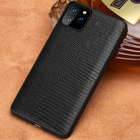 genuine leather phone case for iphone 13 pro max 12 mini 12 11 pro max x xr xs se 2020 360 full protective lizard grain cover