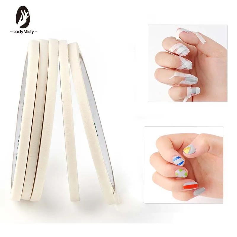 0 5 см DIY клей для ногтей клейкие ленты советы рулоны оберточные полоски Маникюр