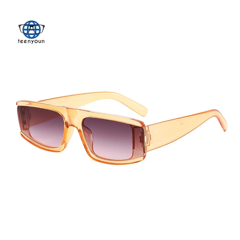 

Teenyoun Square Sunglasses Fashion Small Wind Frame Sun Glasses Street for Men and Women UV400 Plastic Acrylic Adult Cn(origin)