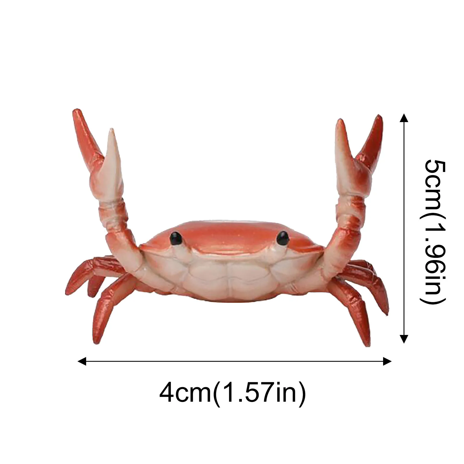 

Vivid Creative Cute Crab Toys Kawaii Pen Holder Weightlifting Crabs Penholder Bracket Storage Rack Gift Stationery Cartoon Toys