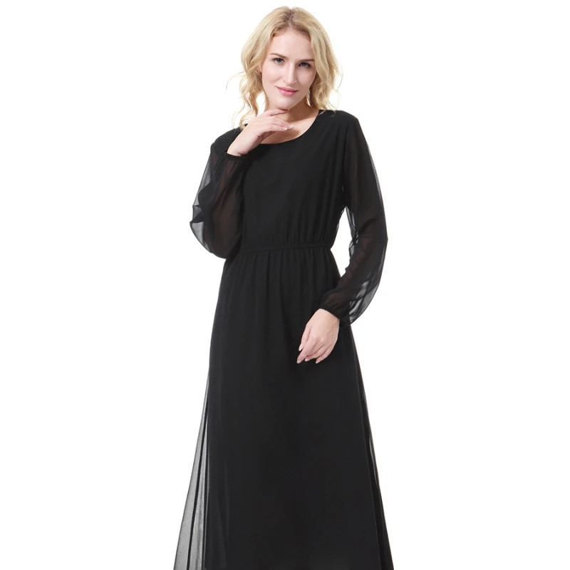 

2021 Summer New Style Ladies Fashion Abaya Robe Muslim Arab Middle East Dubai Saudi Malaysia Ladies Robe Long Skirt Dress