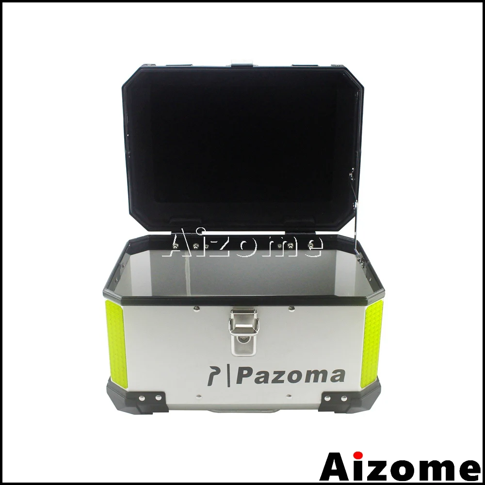 Универсальный алюминиевый чехол для мотоцикла 45 л задний багажный ящик уличного