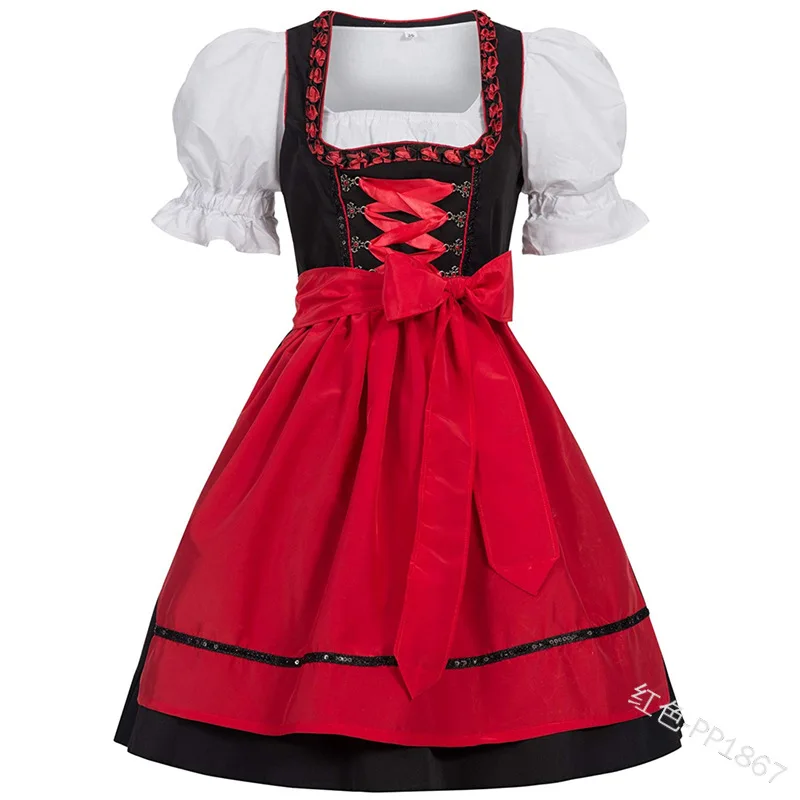 Фестиваль пива Для женщин Девушка костюм горничной Wench Германия баварский