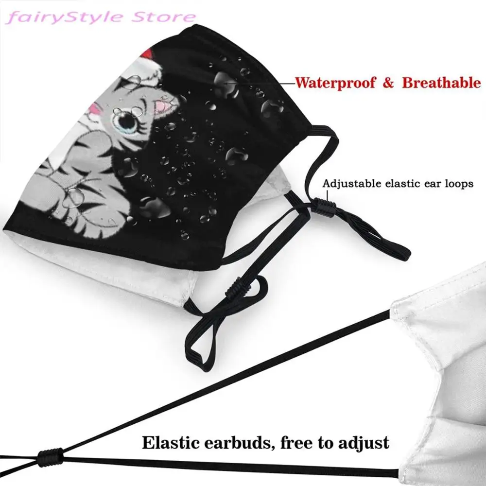 

Check out this Christmas Kitten Face Mask Mouth Adult Dustproof Cover PM2.5 reutilizable washable Anti Dust Kids Anime masks