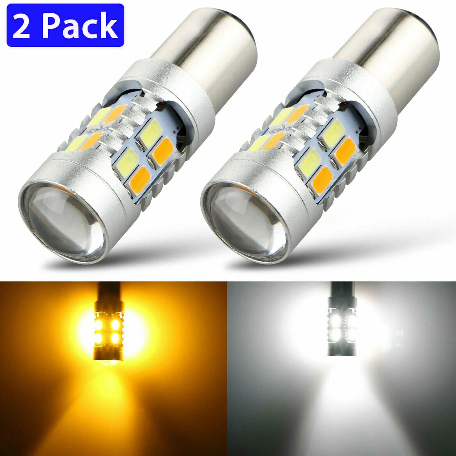 

Turn Signal Light New Turn Signal Light 2pcs Turn Signal Light 2pcs Universal Universal Useful White/Amber Replacement 1157