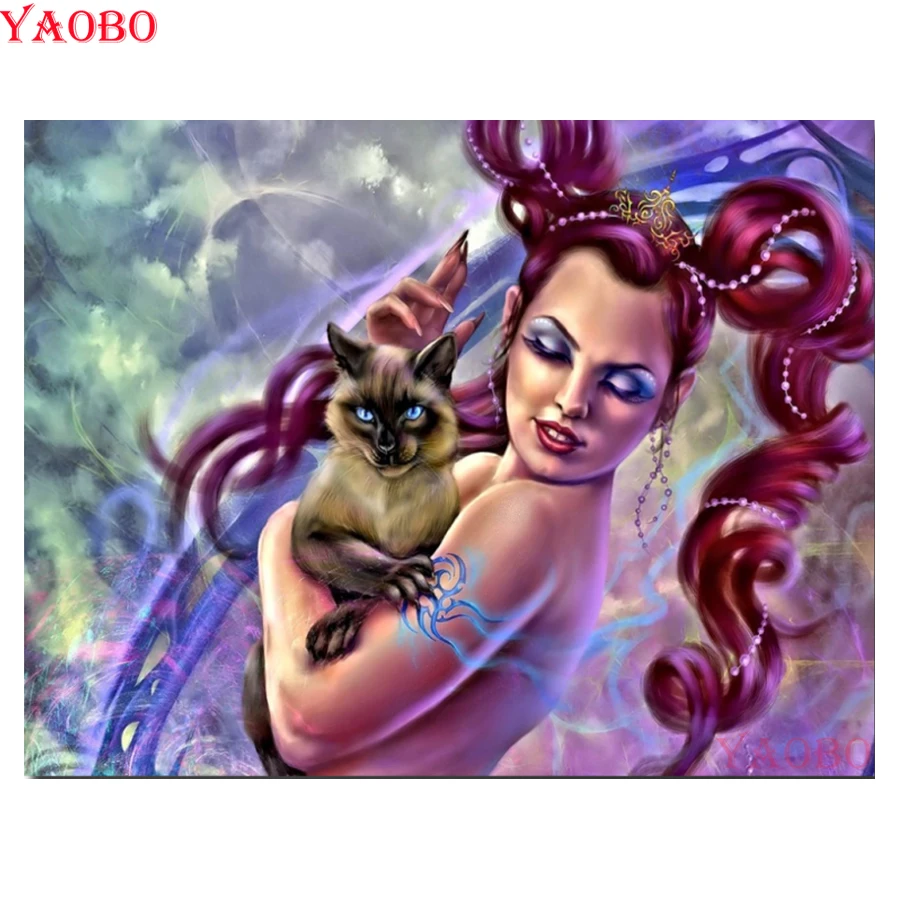 Новое поступление 5d DIY Алмазная картина с изображением мультяшной девушки и