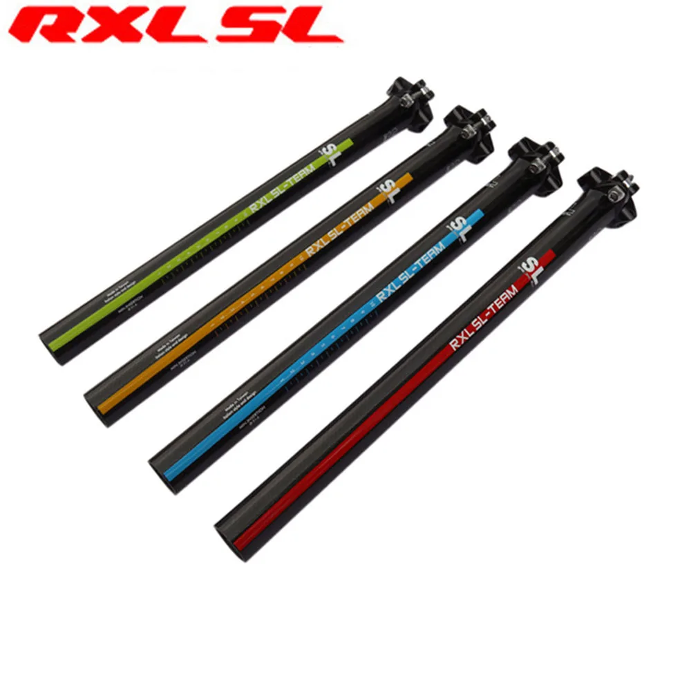 

RXL SL Carbon Fiber Seatpost 27.2/30.8/31.6 Cycling Road Mountain Bike Seat Tube 3K Glossy 350/400 Joint Saddle Pole Accessorie